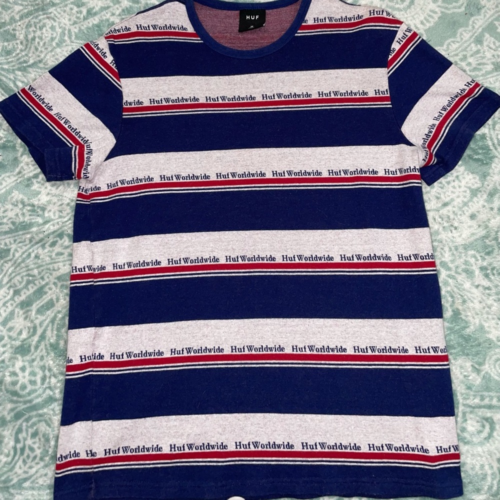 HUF Worldwide Stripe Knit T-Shirt